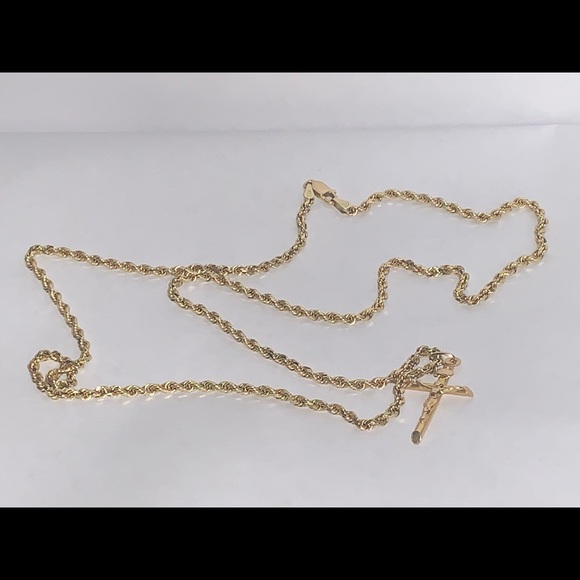 Men’s 24in 14k Solid Gold Necklace